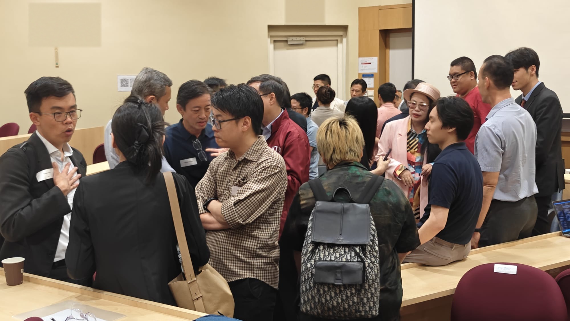 NAAE members networking at Pre-Launch Series 1